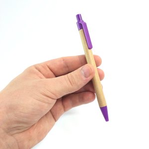 Эко ручки Green Touch с фиолетовыми деталями