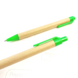 Эко ручки Green Touch с ярко-зелеными деталями